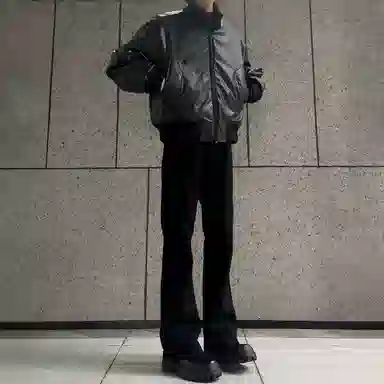 ZIAREL Cleanfit PU Leather Jacket