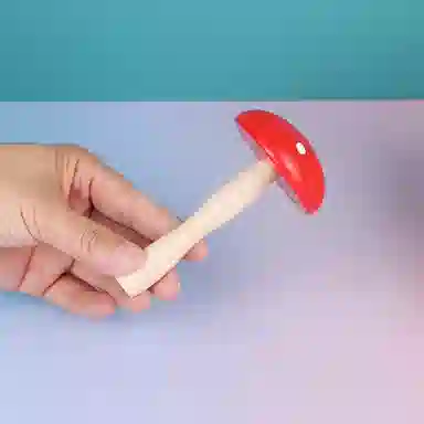 Tikxi Wooden Mushroom Desk Ornament