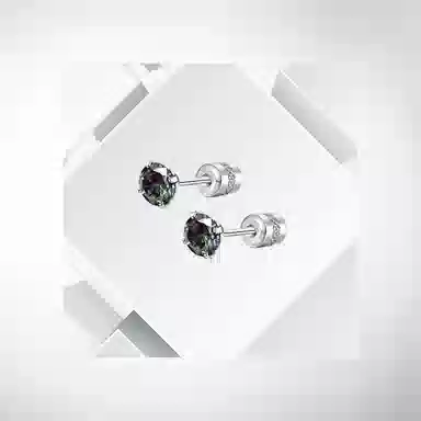 清脆小溪 闪钻耳骨钉潮酷个性轻奢简约小众甜酷时尚精致高级感设计日常通勤百搭 钛钢 耳钉 女款