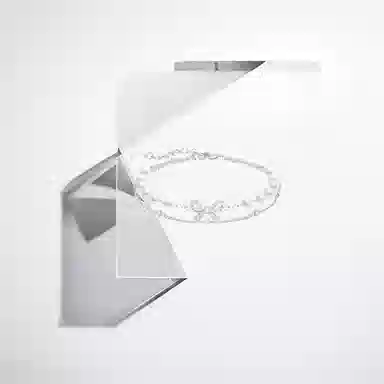 清脆小溪 双层蝴蝶结珍珠叠戴轻奢优雅气质精致小众高级感简约个性百搭潮流#好运 合金 手链 女款