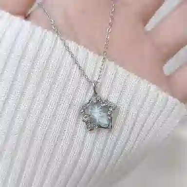 清脆小溪 超闪梦幻小众设计高级感 可爱温柔氛围感璀璨 闪耀精致轻奢简约个性百搭 合金 挂件 男女同款情侣款