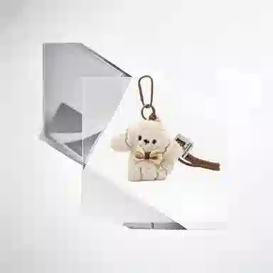 清脆小溪 卡通可爱小狗甜美萌趣创意个性设计感治愈萌系玩偶包包挂饰百搭 毛绒 挂件 男女同款情侣款