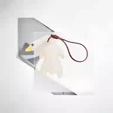 清脆小溪 变色烤鸭车挂  个性创意时尚潮流小众高级设计书包百搭趣味 亚克力 挂件 男女同款情侣款