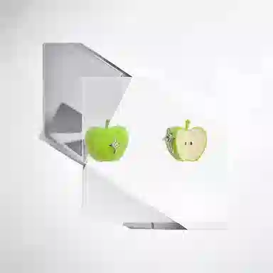 清脆小溪 星星苹果乐园小清新趣味可爱简约小众设计个性甜美风精致时尚潮流百搭 合金 耳钉 女款