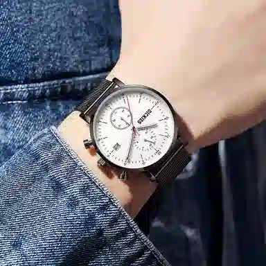 Dickies New School Series Quartz Watch 41mm White Dial