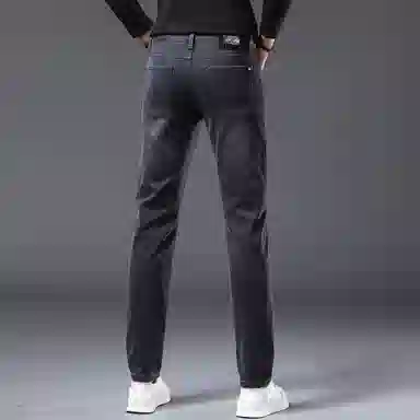 特斯型 高端轻奢修身牛仔裤男秋季欧洲站潮牌高级感小脚长裤子 男款