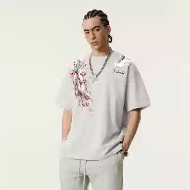 KIRHNE Rose Wings T-Shirt