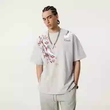 KIRHNE Rose Wings T-Shirt