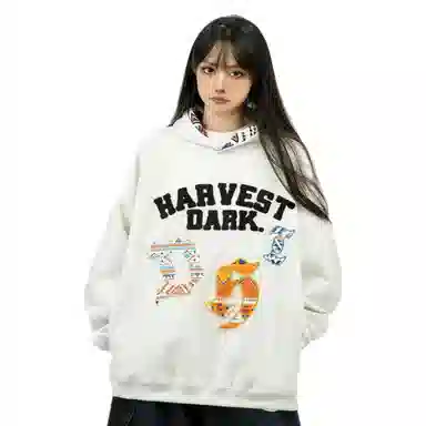 望莱仕 潮流百搭简约长袖卫衣 女款