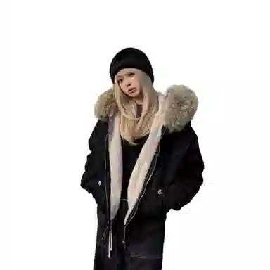 望莱仕 冬季美式工装舒适休闲棉服 女款