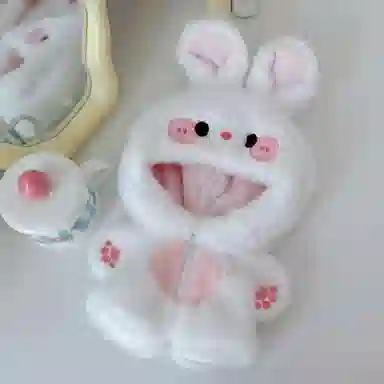 启启 狐狸兔子 可爱呆萌 娃衣着替