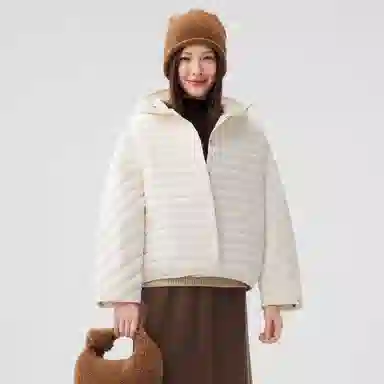 鸭鸭 轻盈保暖简约设计舒适面料百搭时尚休闲纯色羽绒服 女款