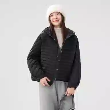 鸭鸭 轻盈保暖简约设计舒适面料百搭时尚休闲纯色羽绒服 女款