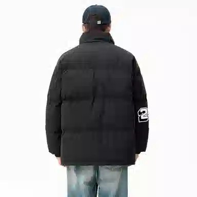 MGDOHOME Vintage Flame Zip-Up Cotton Jacket