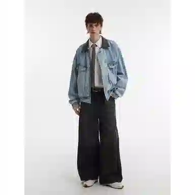 BrandName Vintage Washed Denim Jacket