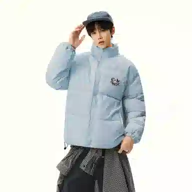 JHCZC Graffiti Demon Logo Puffer Jacket