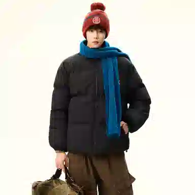 JHCZC Graffiti Demon Logo Puffer Jacket