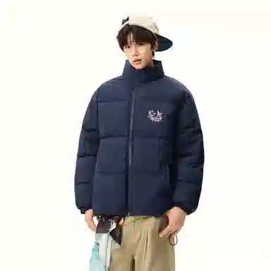 JHCZC Graffiti Demon Logo Puffer Jacket