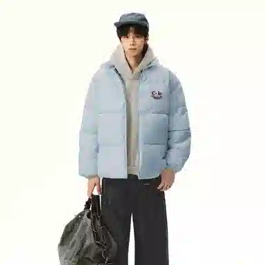 JHCZC Graffiti Demon Logo Puffer Jacket