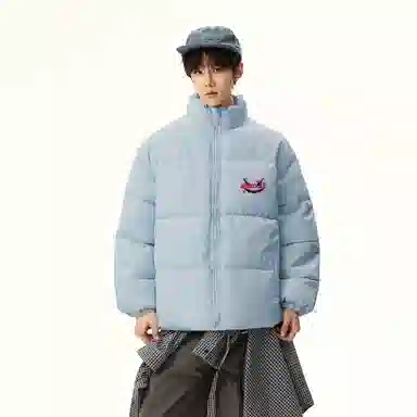 JHCZC Vintage Demon Logo Puffer Jacket