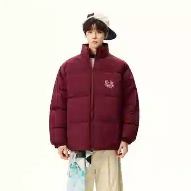 JHCZC Graffiti Demon Logo Puffer Jacket