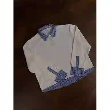 HRDW Miu Polo Collar Sweatshirt