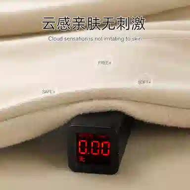 静英鸾 卡通小狗纯色简约风冬季翻领德绒加厚保暖家居服睡衣套装 男女同款