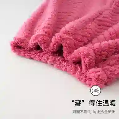 静英鸾 舒适简约加绒加厚宽松长裤柔软家居服睡裤 女款
