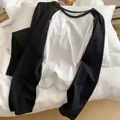 静英鸾 圆领卡通满印小狗时尚甜美风休闲舒适家居服睡衣套装 男女同款