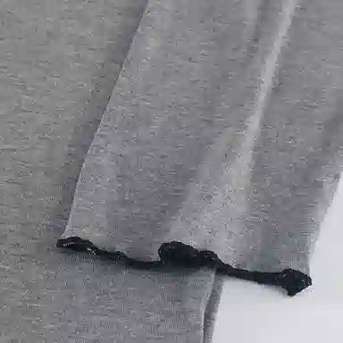 静英鸾 棉质带胸垫长袖长裤翻领开衫纯色白简约舒适可外穿家居服秋冬季睡衣套装 女款