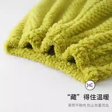 静英鸾 舒适简约加绒加厚宽松长裤柔软家居服睡裤 女款