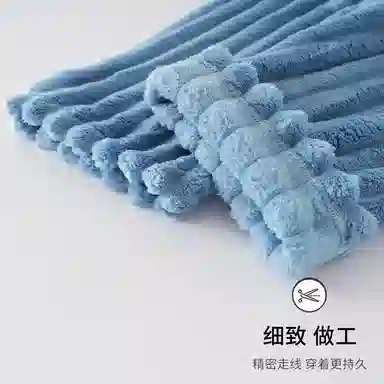 静英鸾 舒适简约加绒加厚宽松长裤柔软家居服睡裤 女款
