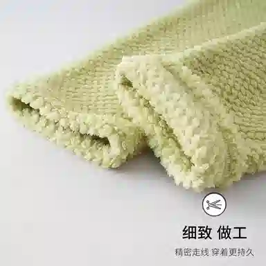 静英鸾 舒适简约加绒加厚宽松长裤柔软家居服睡裤 女款