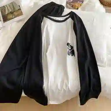 静英鸾 圆领卡通满印小狗时尚甜美风休闲舒适家居服睡衣套装 男女同款