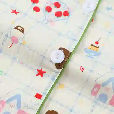 静英鸾 带胸垫休闲时尚甜美可爱卡通小动物亲肤舒适可外穿家居服睡衣套装 女款