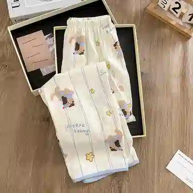 静英鸾 舒适简约休闲轻便透气可外穿开衫家居服睡衣套装 女款