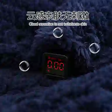 静英鸾 舒适加绒加厚波暖长袖长裤家居服睡衣套装 男款