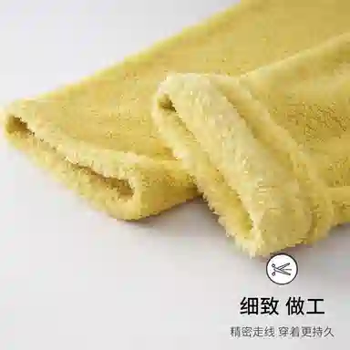 静英鸾 舒适简约加绒加厚宽松长裤柔软家居服睡裤 女款
