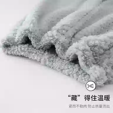 静英鸾 舒适简约加绒加厚宽松长裤柔软家居服睡裤 女款