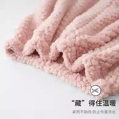 静英鸾 舒适简约加绒加厚宽松长裤柔软家居服睡裤 女款