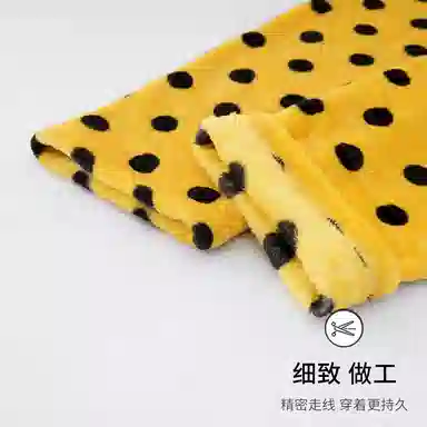 静英鸾 舒适简约加绒加厚宽松长裤柔软家居服睡裤 女款
