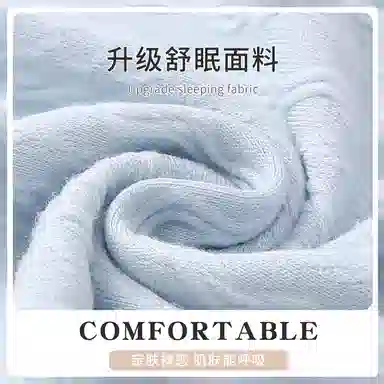 静英鸾 带胸垫简约甜美可爱蝴蝶结亲肤舒适家居服睡衣套装 女款