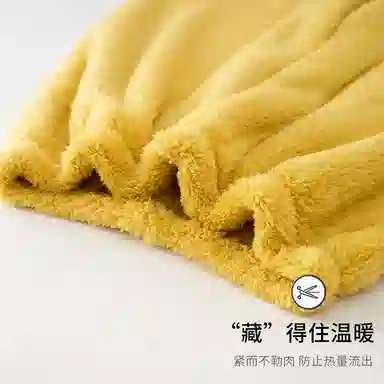 静英鸾 舒适简约加绒加厚宽松长裤柔软家居服睡裤 女款