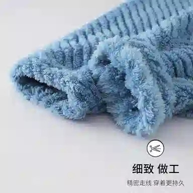 静英鸾 舒适简约加绒加厚宽松长裤柔软家居服睡裤 女款