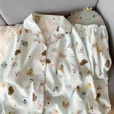静英鸾 舒适简约休闲长袖家居服睡衣礼盒 女款