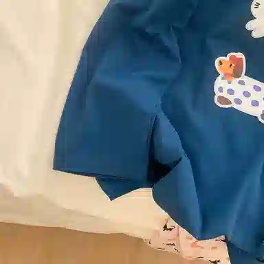 静英鸾 圆领卡通动物休闲舒适甜美风可外穿家居服睡衣套装 女款