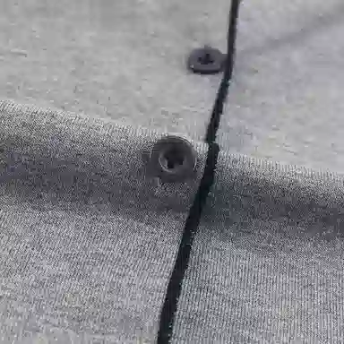 静英鸾 棉质带胸垫长袖长裤翻领开衫纯色白简约舒适可外穿家居服秋冬季睡衣套装 女款