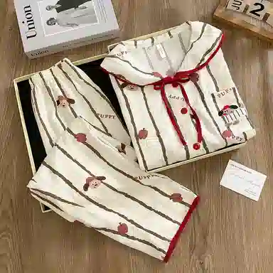 静英鸾 家居女舒适轻便透气可外穿服睡衣套装 女款