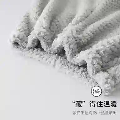 静英鸾 舒适简约加绒加厚宽松长裤柔软家居服睡裤 女款