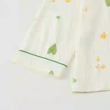 静英鸾 带胸垫休闲时尚简约甜美可爱卡通小清新亲肤舒适可外穿家居服睡衣套装 女款